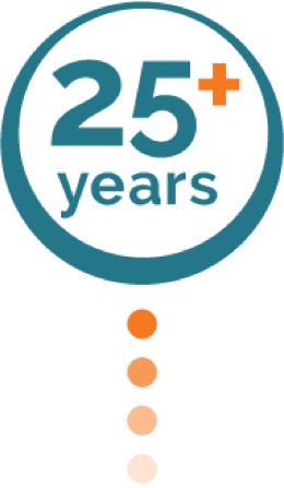 25 years logo